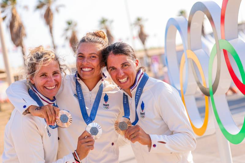 Portrait de nos médaillés en adhésif contre collé sur dibond